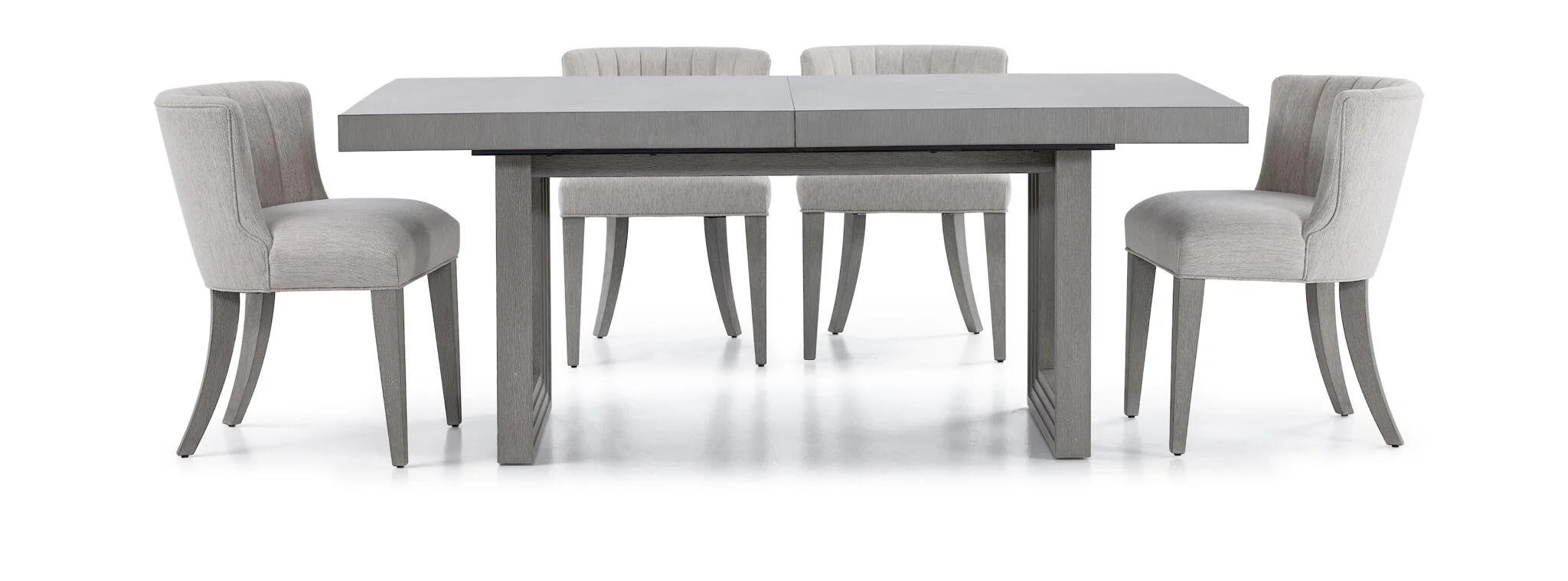 Fresh Perspective Cascade 5-Piece Extendable Dining Set - Dovetail Grey - Image 5