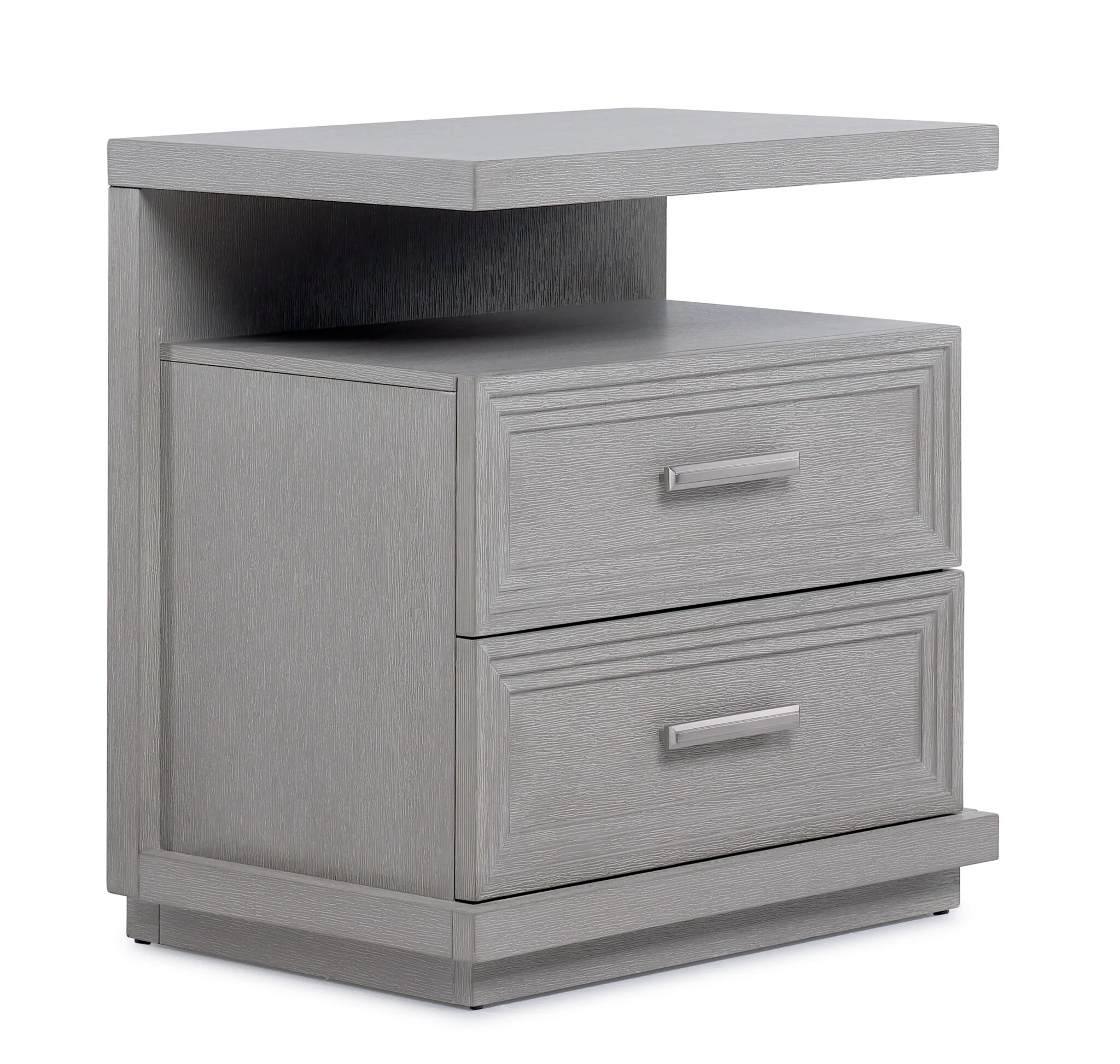 Fresh Perspective Cascade 6-Piece Queen Panel Bedroom Package - Dovetail Grey - Image 3