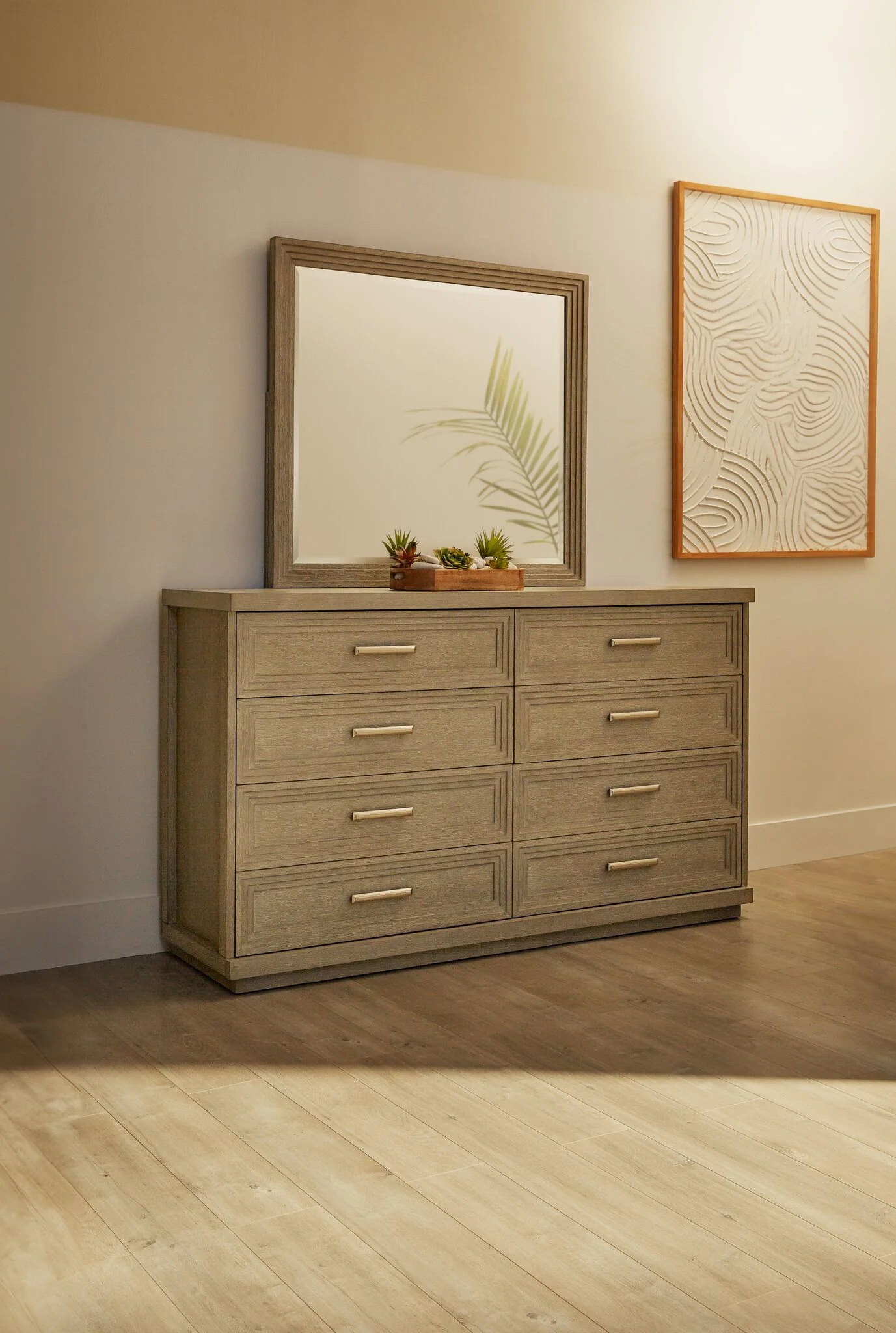 Fresh Perspective Cascade 8-Drawer Dresser - Dovetail Grey - Image 2