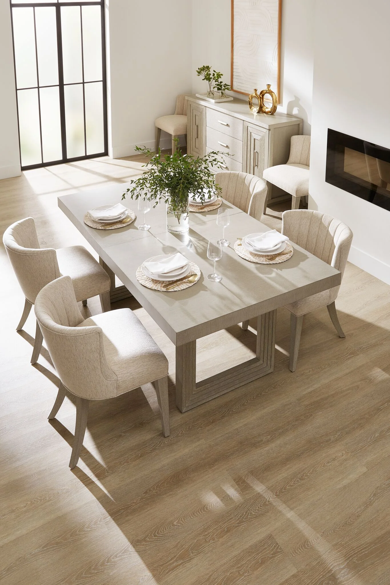 Fresh Perspective Cascade Extendable Dining Table - Dovetail Grey - Image 2