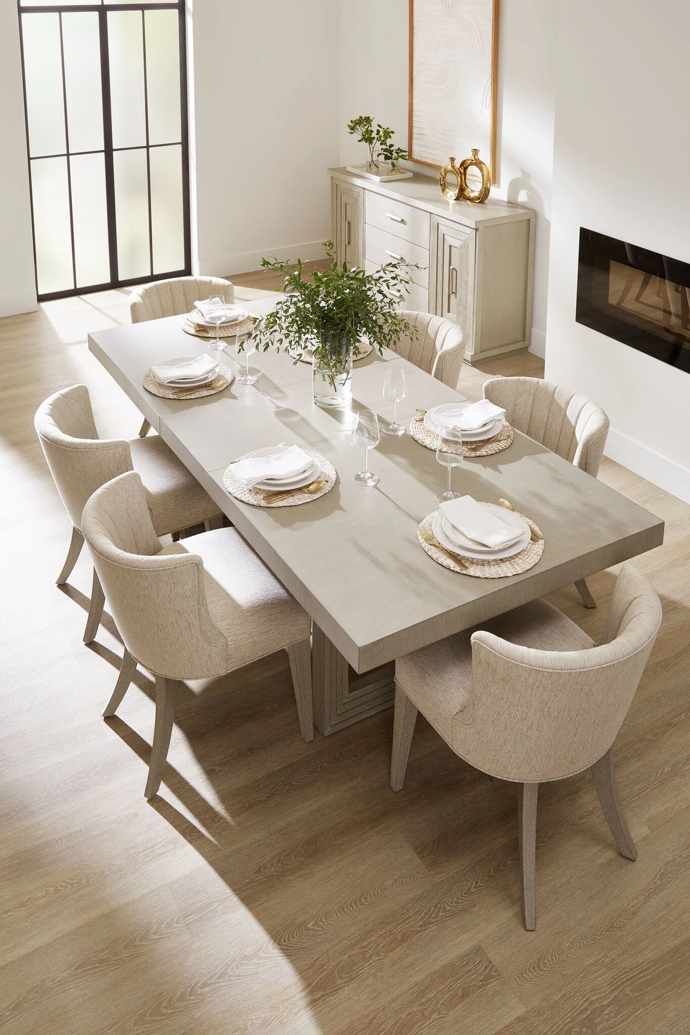 Fresh Perspective Cascade Extendable Dining Table - Dovetail Grey - Image 3