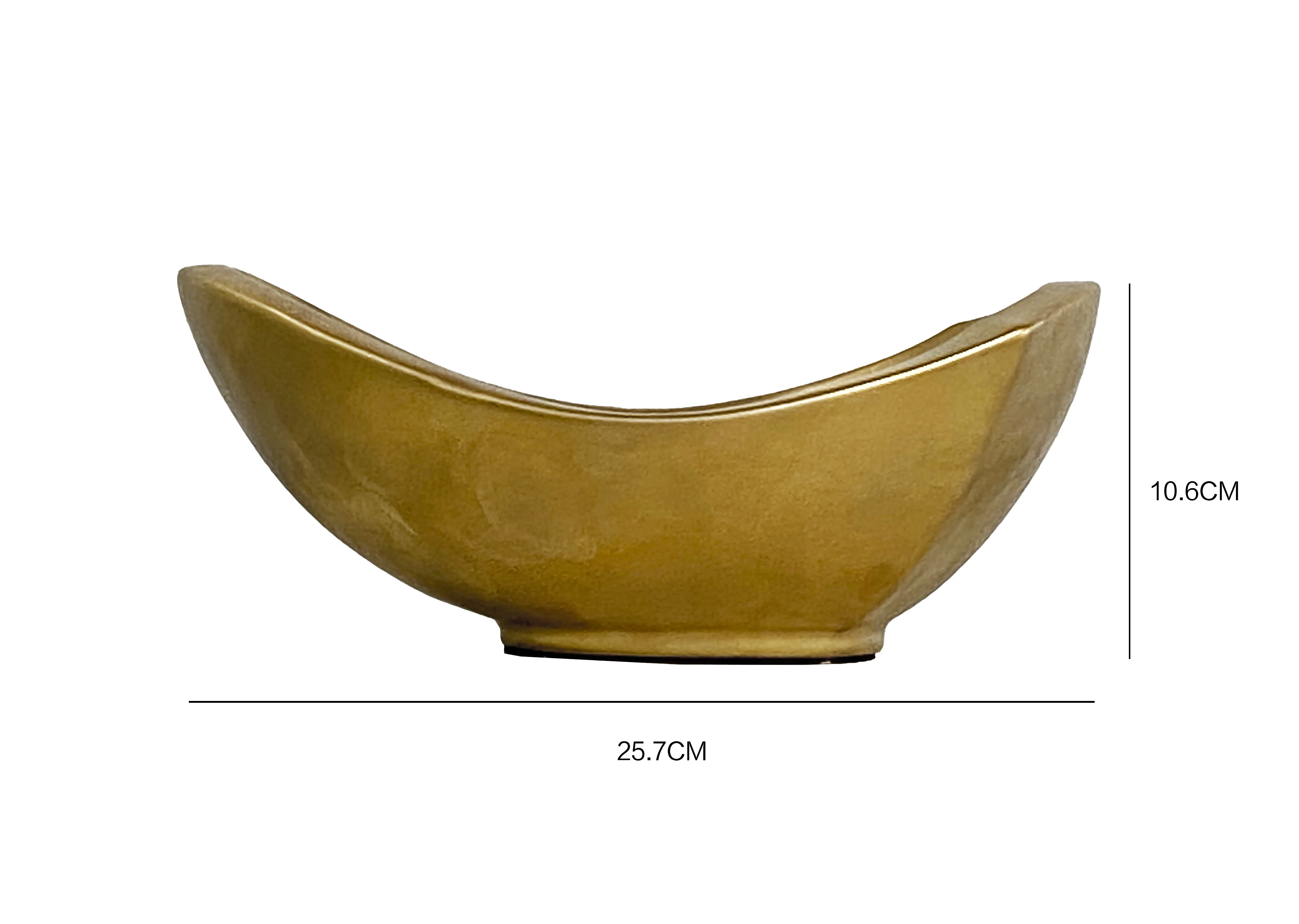 Fresh Perspective Matte Gold Bowl - Image 5