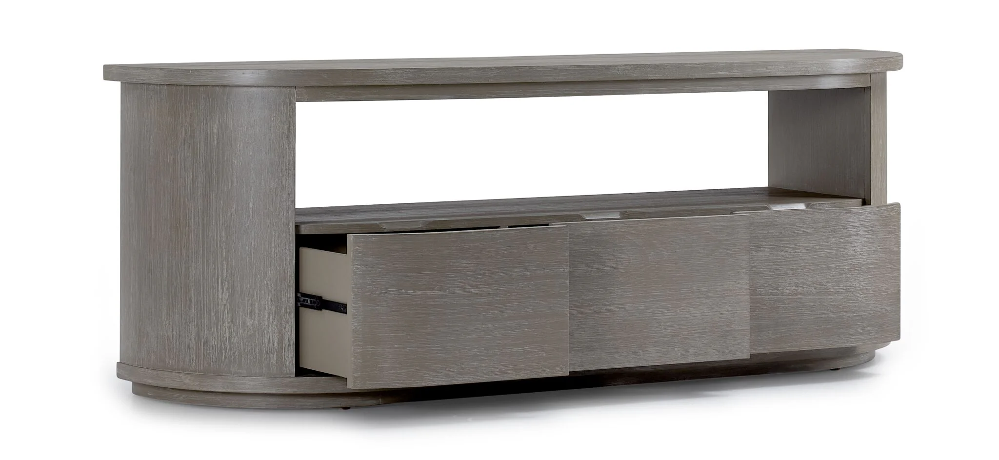 Fresh Perspective Turin 70" TV Stand - Grey - Image 4