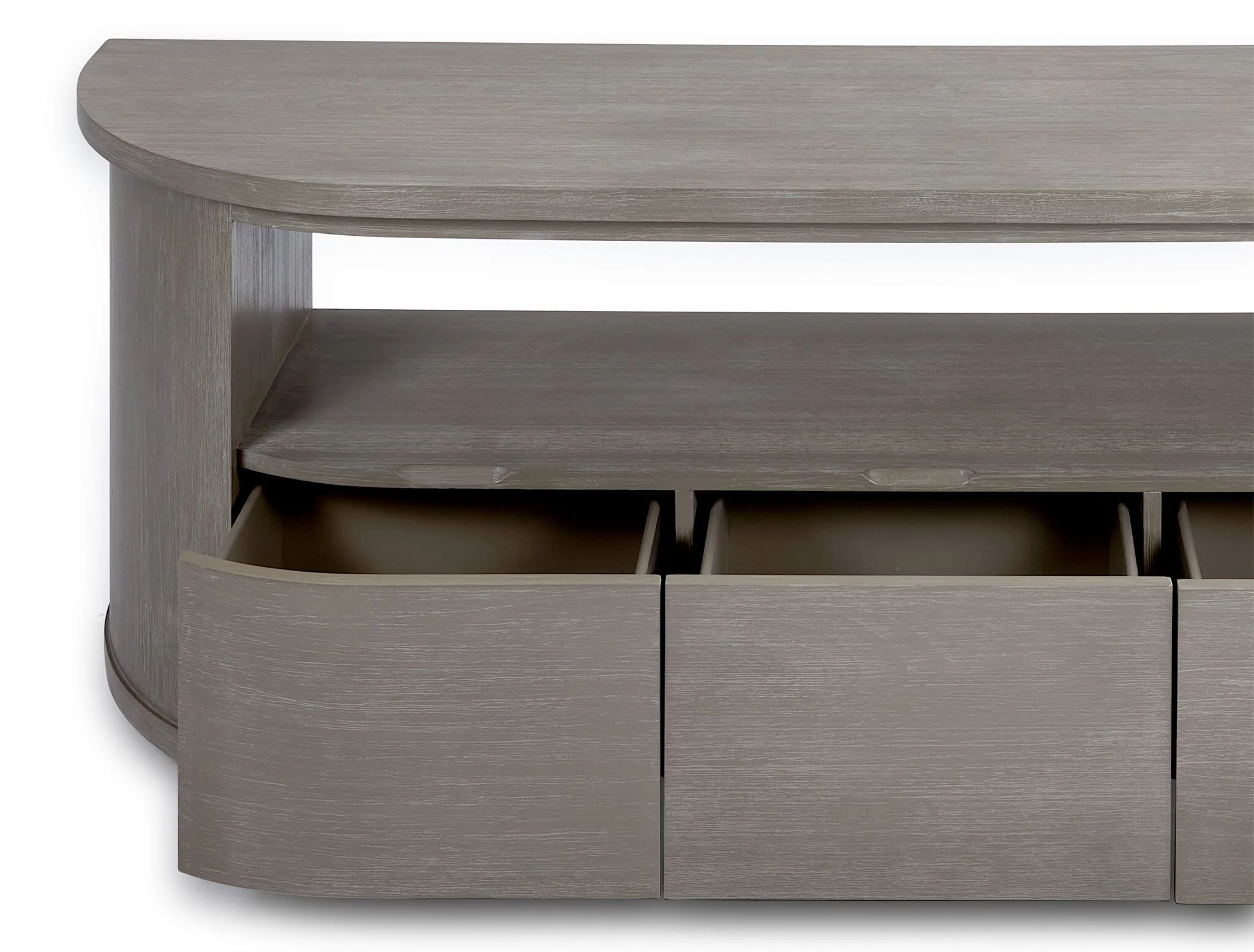 Fresh Perspective Turin 70" TV Stand - Grey - Image 5