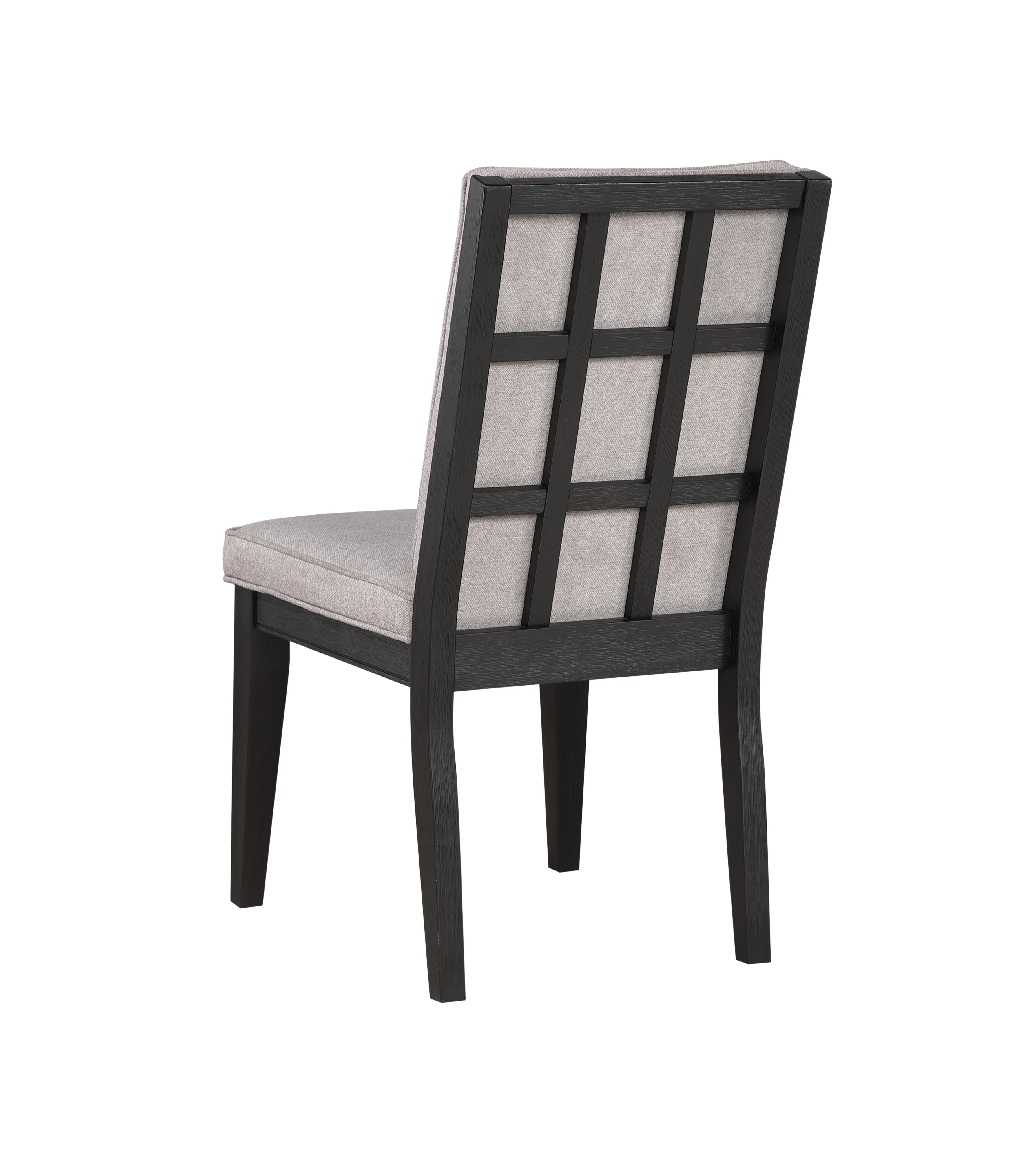 Freye Grid Side Chair - Beige, Brown - Image 3