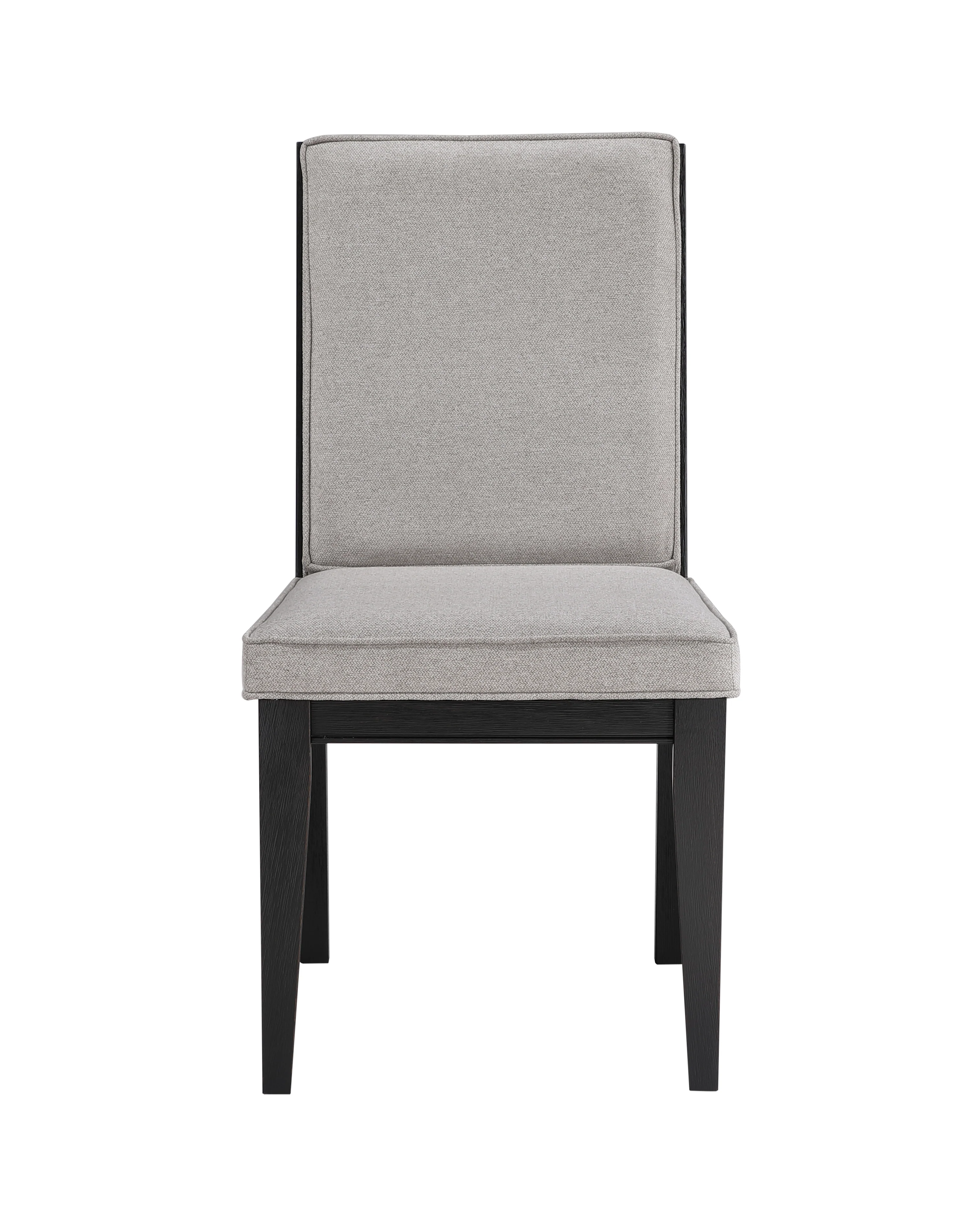 Freye Grid Side Chair - Beige, Brown - Image 4