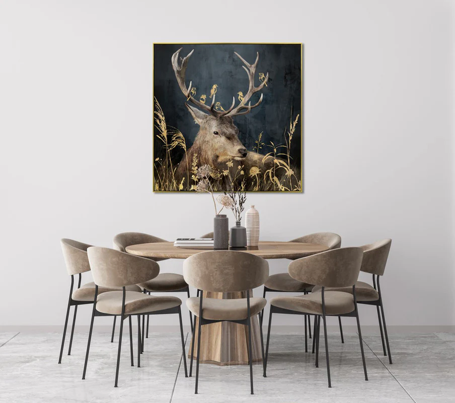 Friends in Gold I Wall Art - Gold/Brown - 37 X 37 - Image 2