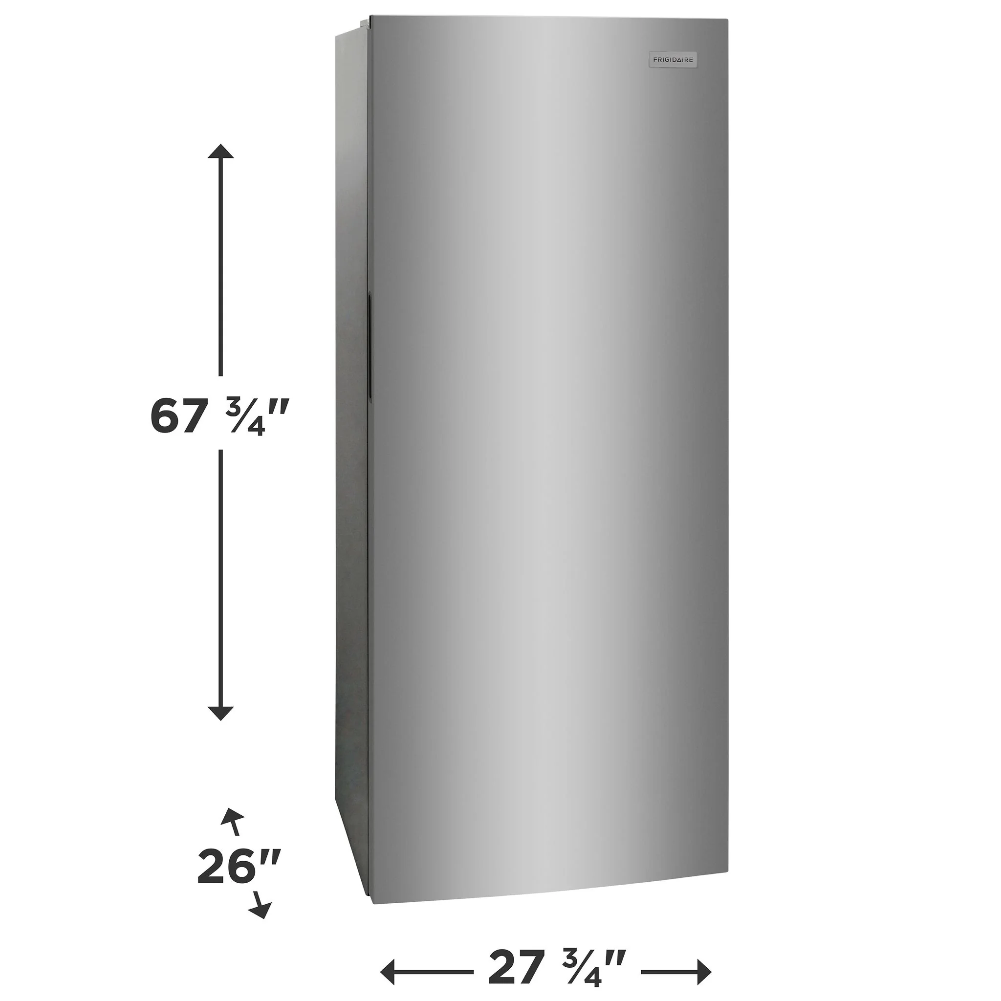 Frigidaire 27.75" 13 Cu. Ft. Stainless Steel Look Garage Ready Convertible Upright Freezer - FFUE1326AV - Image 3