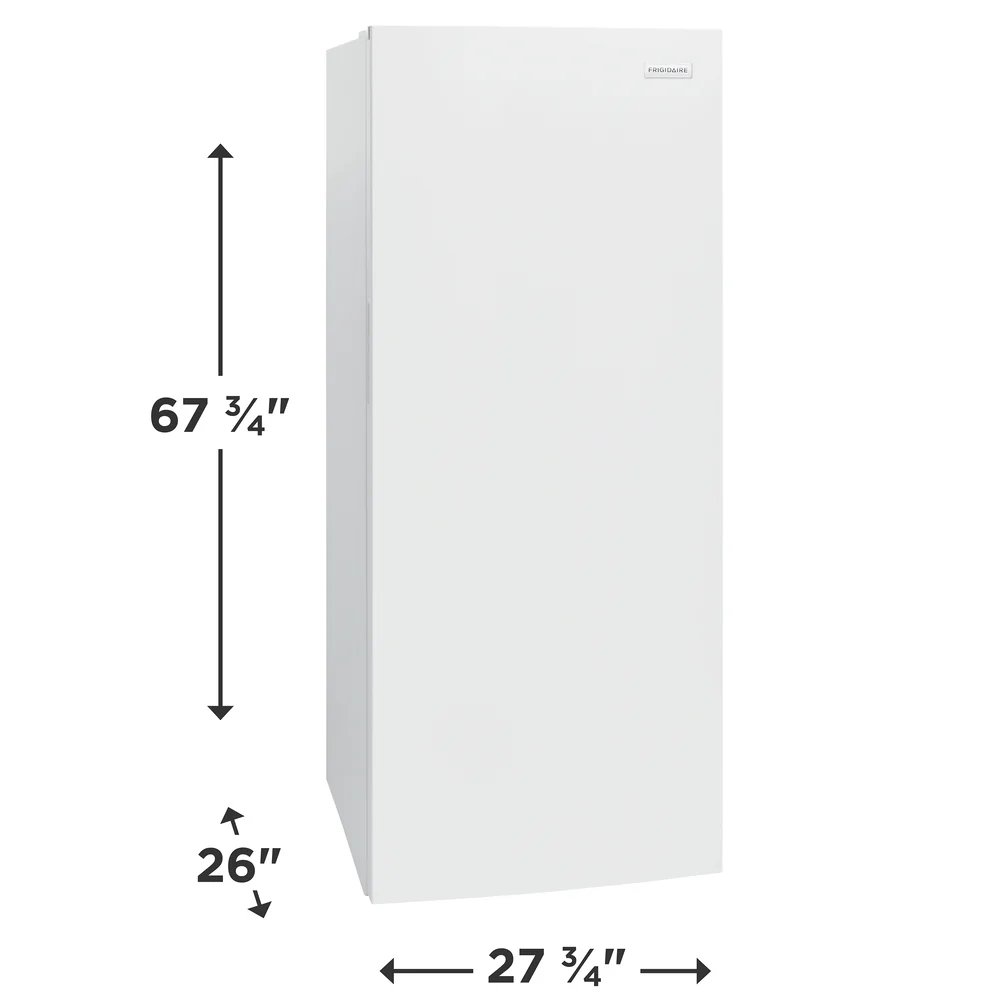 Frigidaire 27.75" 16 Cu. Ft. White Garage Ready Convertible Upright Freezer - FFUE1626AW - Image 3