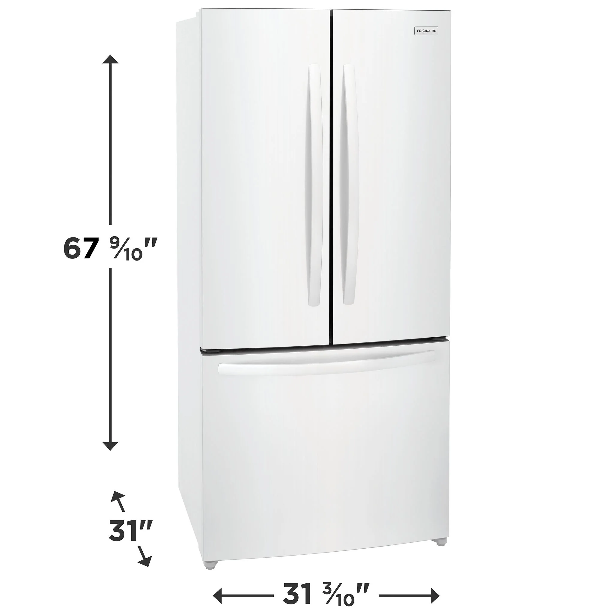 Frigidaire 31.3" (17.6 Cu. Ft.) White Counter-Depth French Door Refrigerator - FRFG1723AW - Image 8
