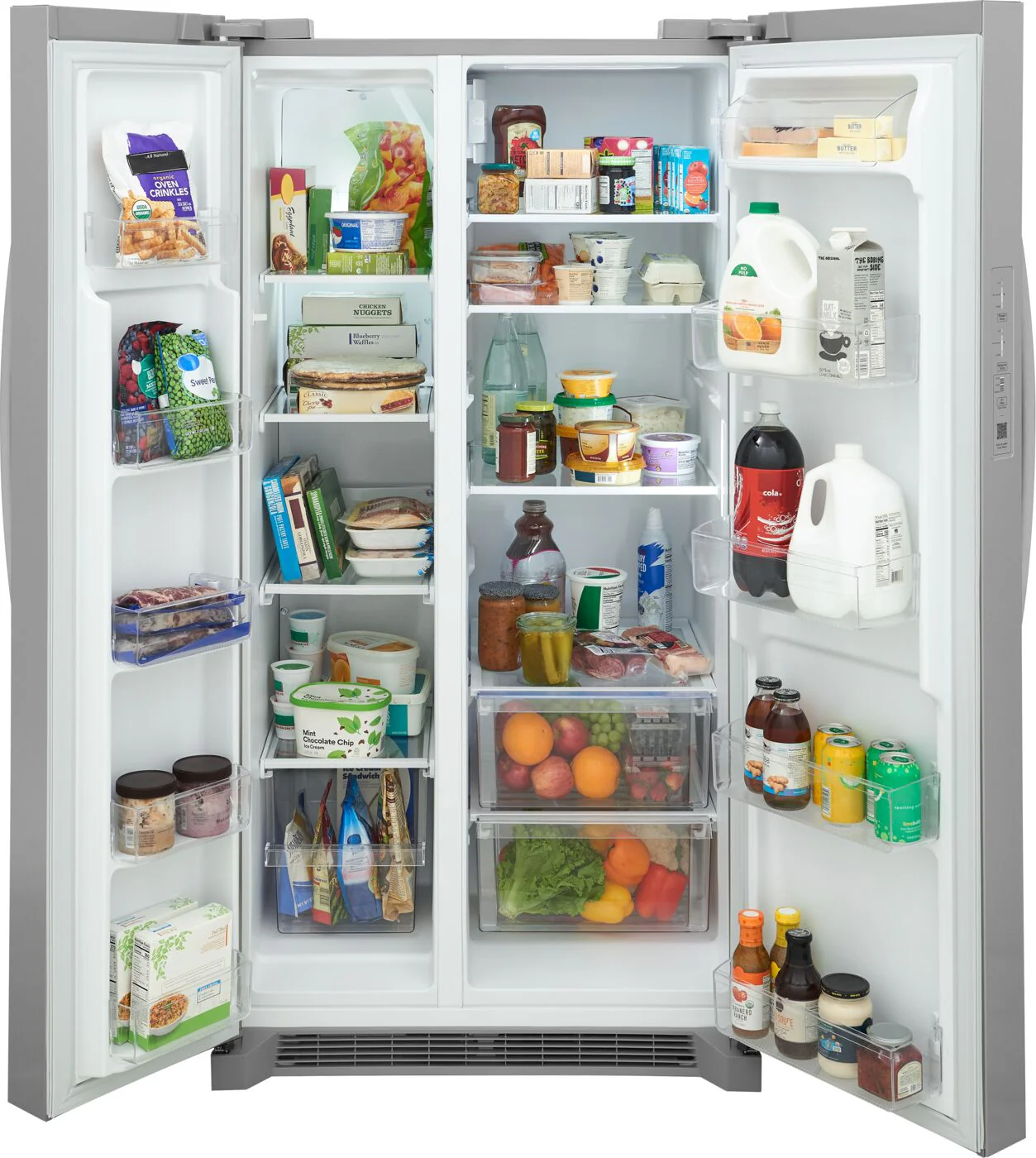 Frigidaire 36" 26.4 Cu. Ft. Stainless Steel Standard-Depth Side-by-Side Refrigerator - FRSN2610AF - Image 5