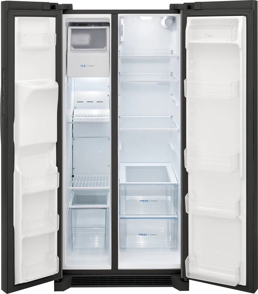 Frigidaire 33" 22.2 Cu. Ft. Black Stainless Steel Side-by-Side Refrigerator - FRSS2323AD - Image 3