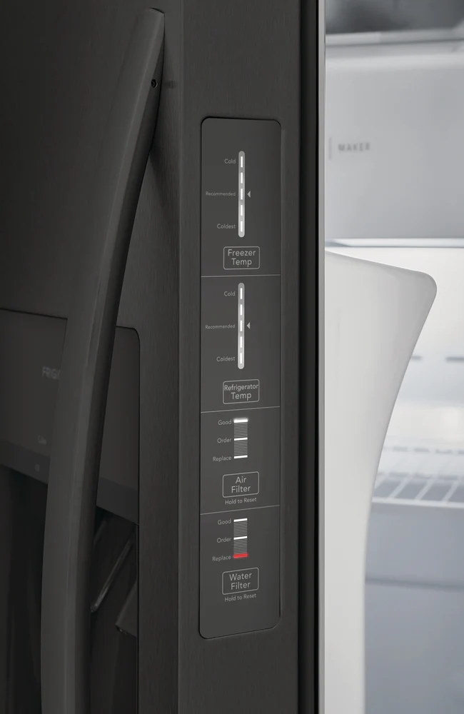 Frigidaire 33" 22.2 Cu. Ft. Black Stainless Steel Side-by-Side Refrigerator - FRSS2323AD - Image 5