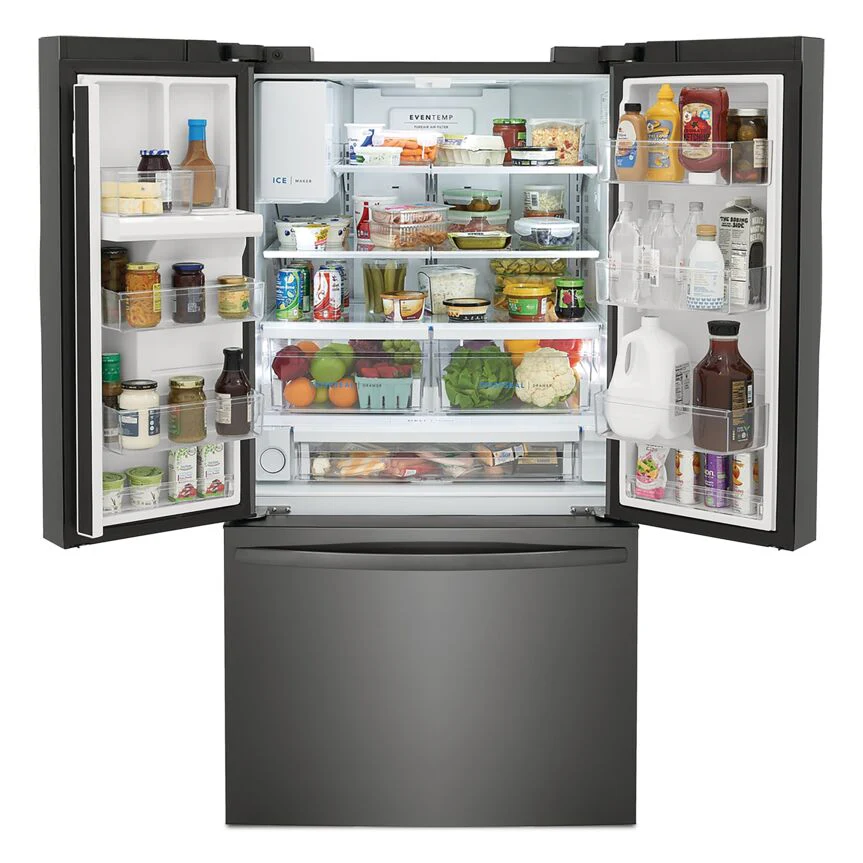 Frigidaire 36" 27.8 Cu. Ft. Black Stainless Steel French Door Refrigerator - FRFS2823AD - Image 4
