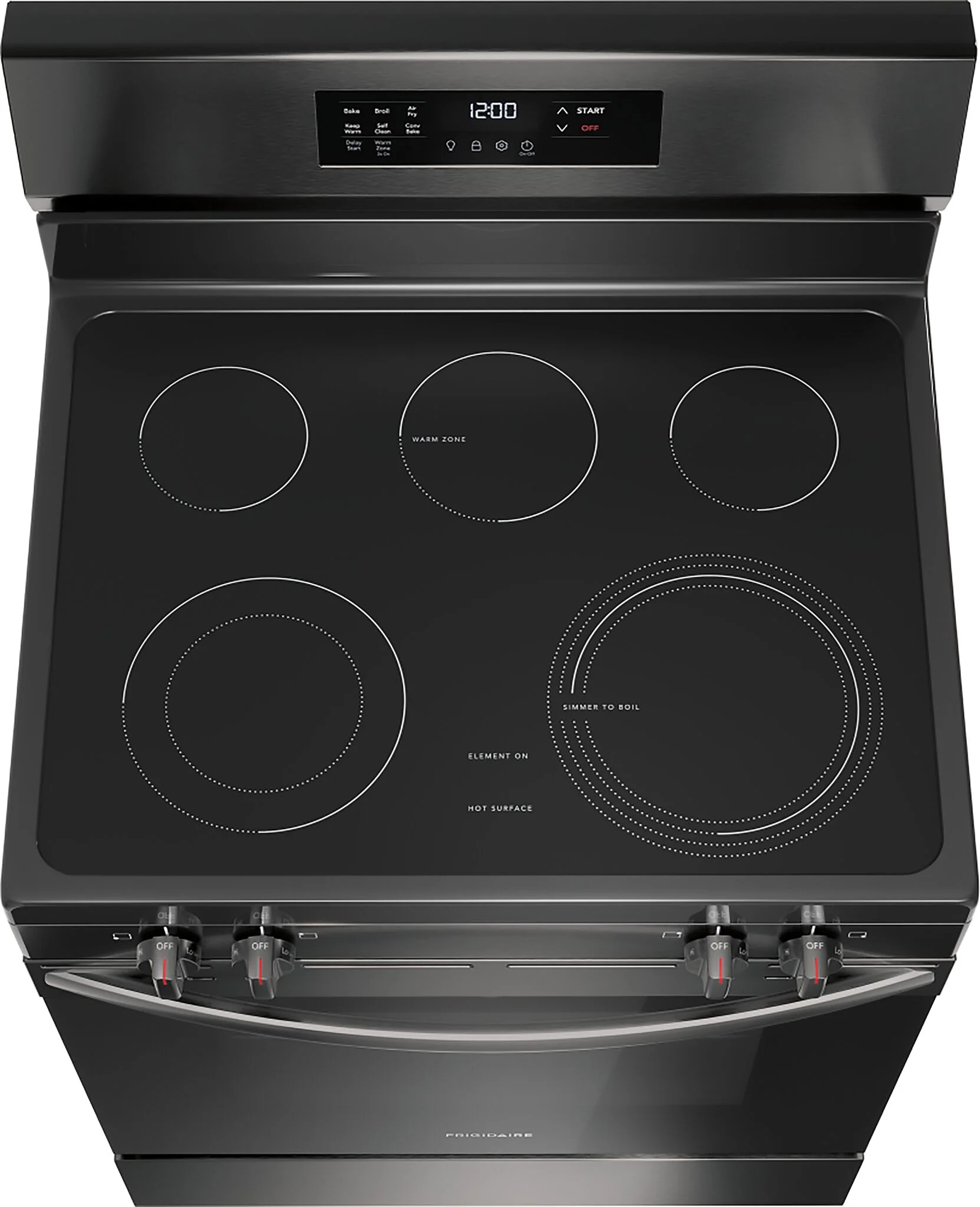 Frigidaire Black Stainless Steel Electric Freestanding Range with Air Fry (5.3 Cu. Ft.) - FCRE308CAD - Image 3
