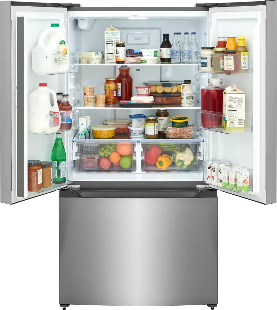 Frigidaire 35.3" 19.9 Cu. Ft. Fingerprint Resistant Stainless Steel Look Counter-Depth French Door Refrigerator - FRFG2011AV - Image 5