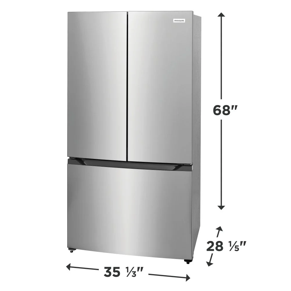 Frigidaire 35.3" 19.9 Cu. Ft. Fingerprint Resistant Stainless Steel Look Counter-Depth French Door Refrigerator - FRFG2011AV - Image 9