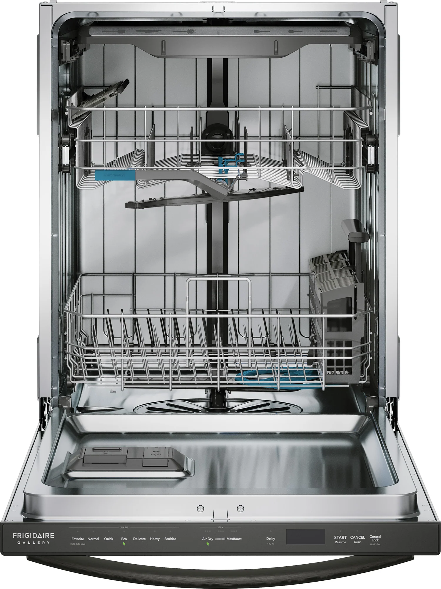 Frigidaire Gallery 24" Smudge-Proof™ Black Stainless Dishwasher with CleanBoost™ (47 dBA) - GDSH4715AD - Image 4