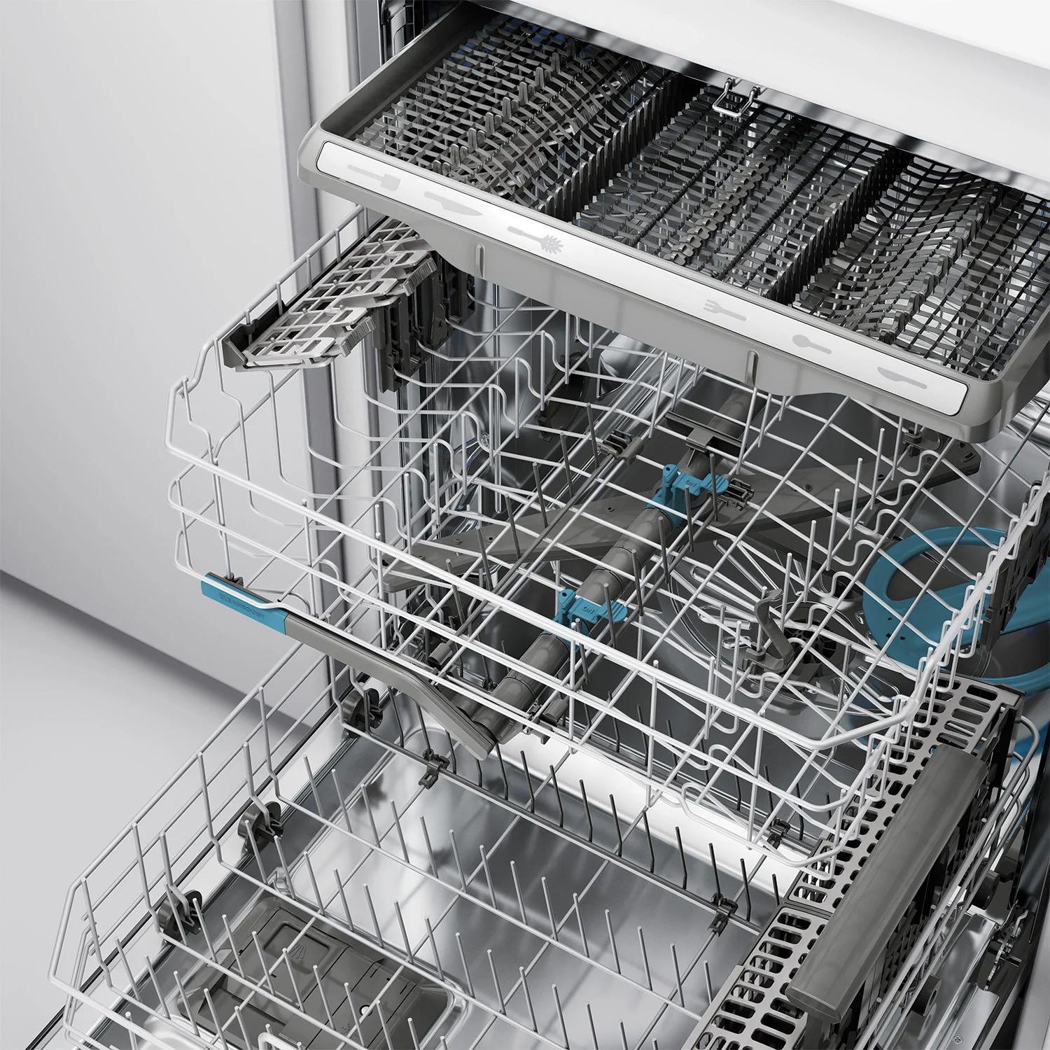 Frigidaire Gallery 24" Smudge-Proof™ Black Stainless Dishwasher with CleanBoost™ (47 dBA) - GDSH4715AD - Image 7