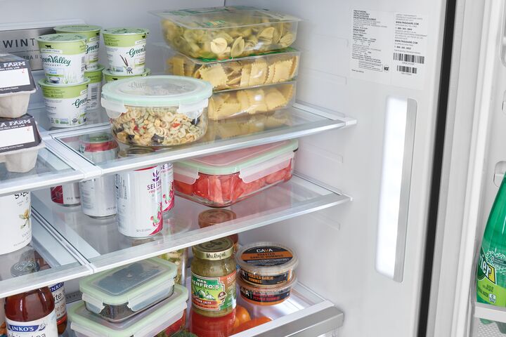 Frigidaire Gallery 36" 21.5 Cu. Ft. Smudge-Proof® Stainless Steel Counter-Depth 4-Door French Door Refrigerator - GRQC2255BF - Image 9