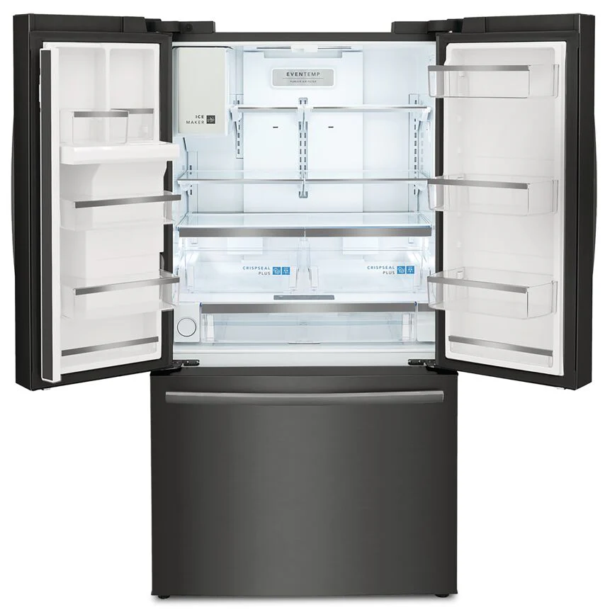 Frigidaire Gallery 36" 22.6 Cu. Ft. Black Stainless Steel Counter-Depth French Door Refrigerator - GRFC2353AD - Image 3