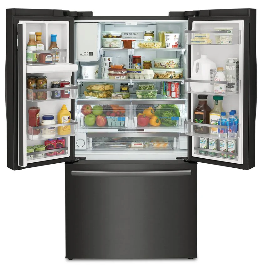 Frigidaire Gallery 36" 22.6 Cu. Ft. Black Stainless Steel Counter-Depth French Door Refrigerator - GRFC2353AD - Image 4