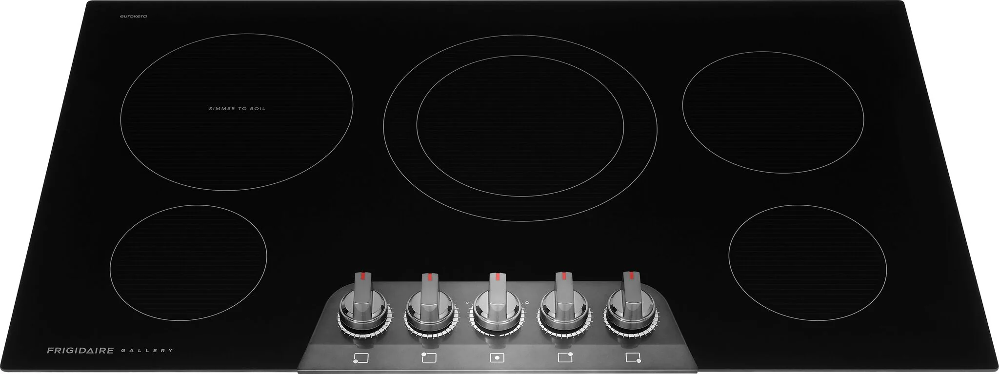 Frigidaire Gallery Black Stainless Steel 36" Electric Cooktop - GCCE3670BD - Image 3