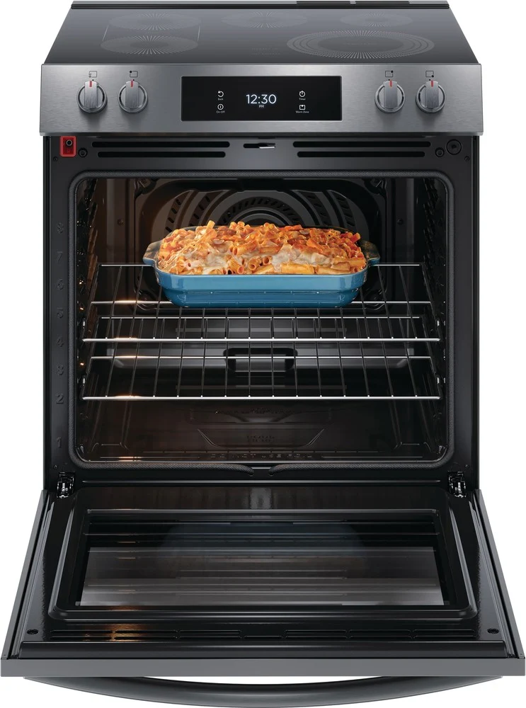 Frigidaire Gallery Smudge-Proof® Black Stainless Steel 30" Electric Range with Front Control (6.2 Cu. Ft.) - GCFE306CBD - Image 5