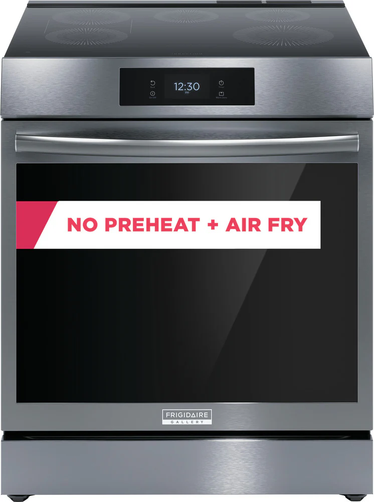 Frigidaire Gallery Smudge-Proof Black Stainless Steel 30" Front Control Induction Range with Total Convection (6.2 Cu. Ft.) - GCFI306CBD - Image 2