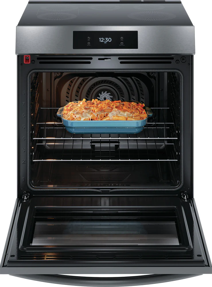 Frigidaire Gallery Smudge-Proof Black Stainless Steel 30" Front Control Induction Range with Total Convection (6.2 Cu. Ft.) - GCFI306CBD - Image 7