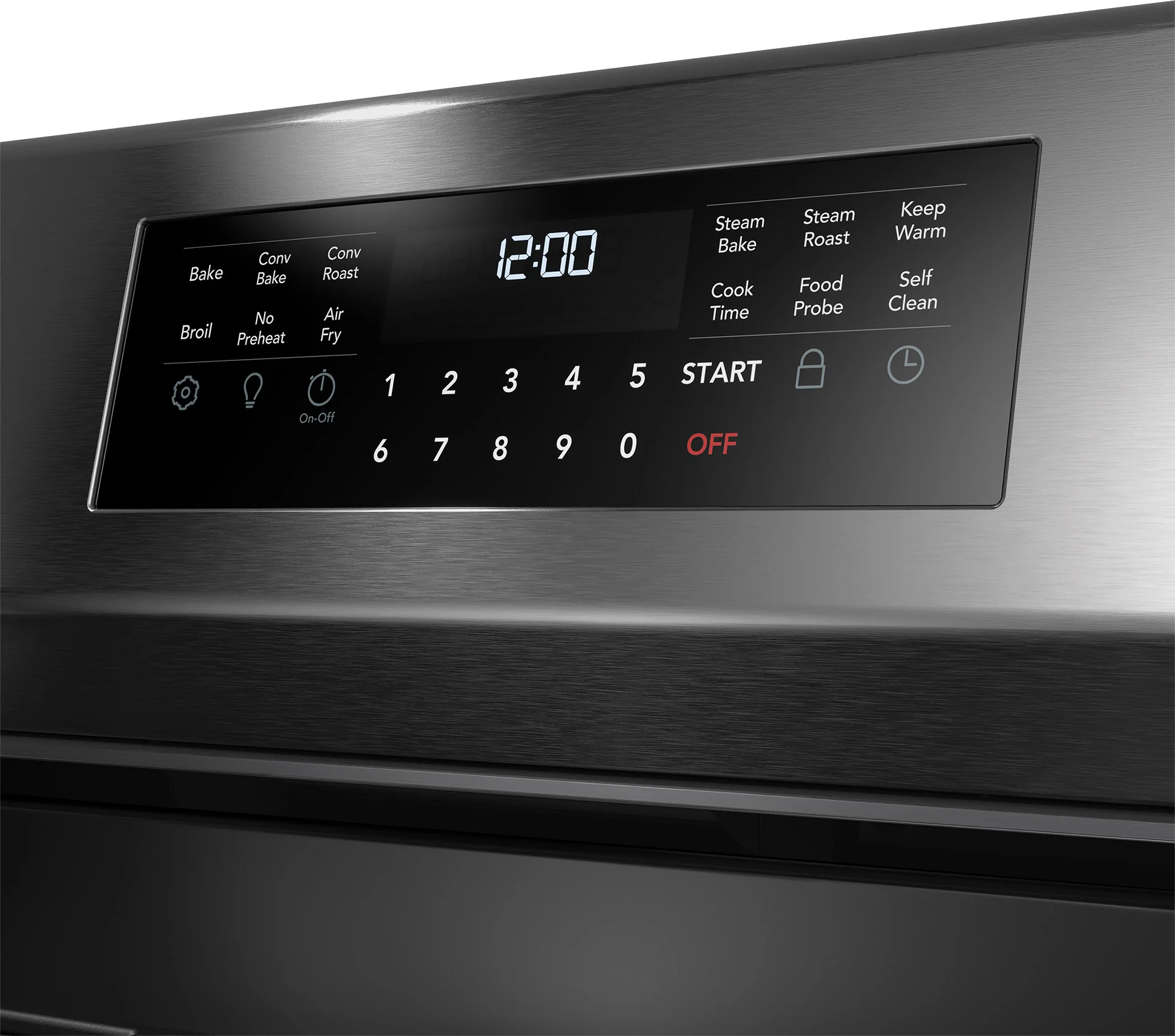 Frigidaire Gallery Smudge-Proof® Black Stainless Steel 30" Rear Control Gas Range (5.1 Cu. Ft) - GCRG3060BD - Image 6