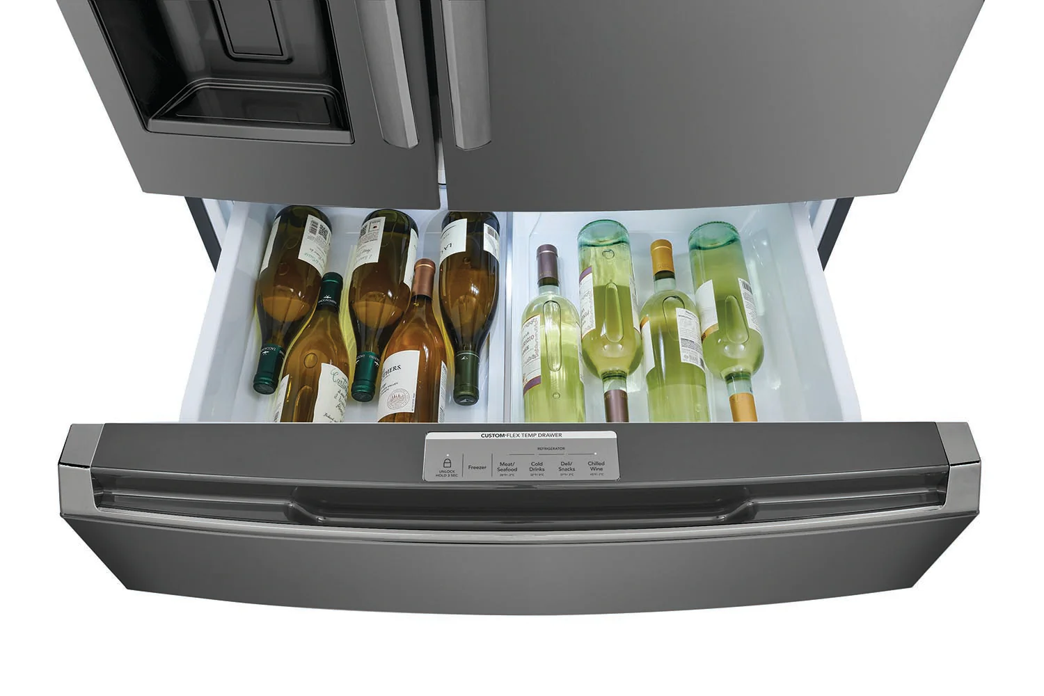 Frigidaire Gallery 36" 21.5 Cu. Ft. Smudge-Proof® Black Stainless Steel Counter-Depth 4-Door French Door Refrigerator - GRMC2273CD - Image 10