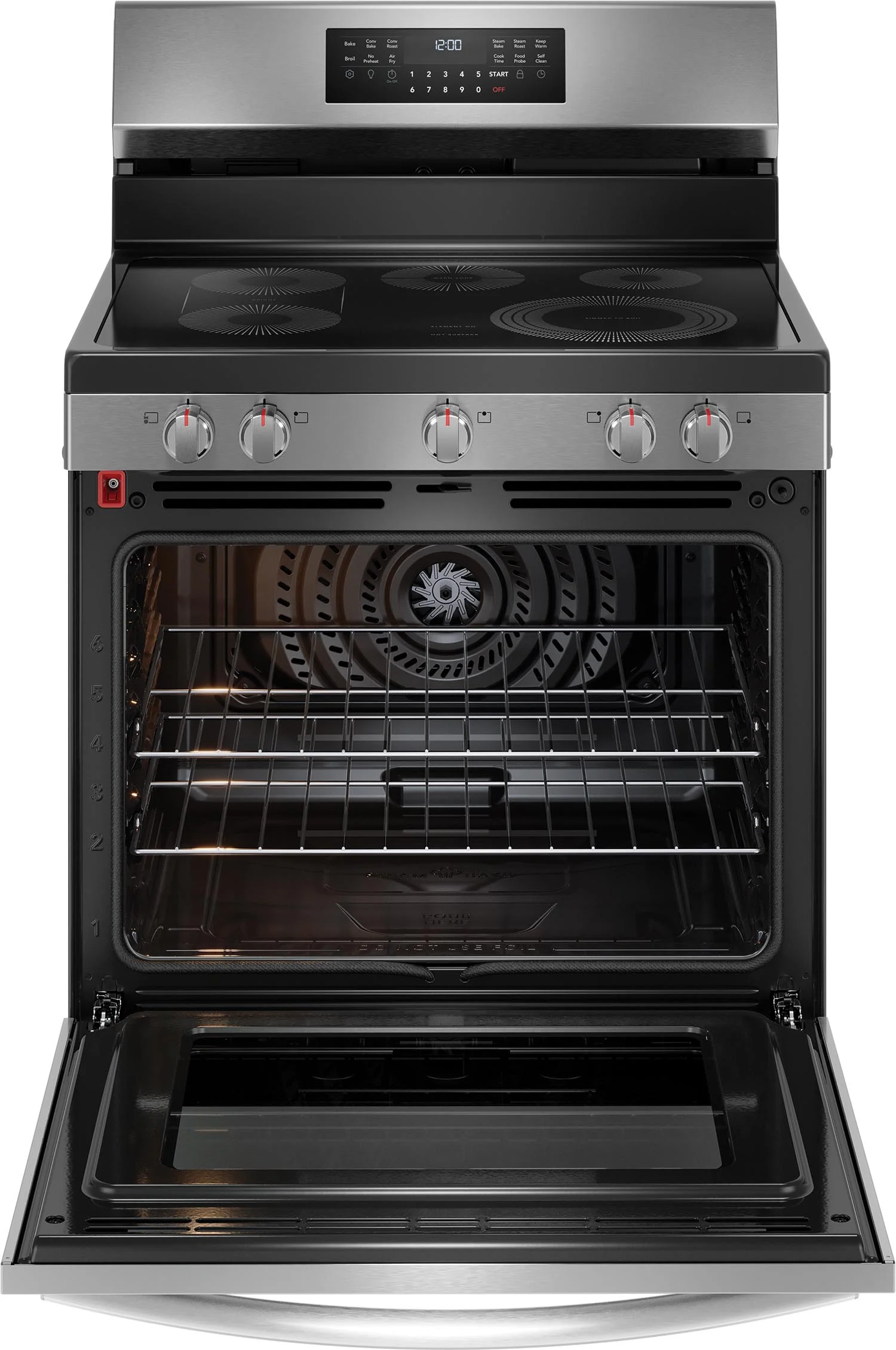 Frigidaire Gallery Smudge-Proof® Stainless Steel 30" Electric Range with Total Convection (5.3 Cu. Ft) - GCRE306CBF - Image 3