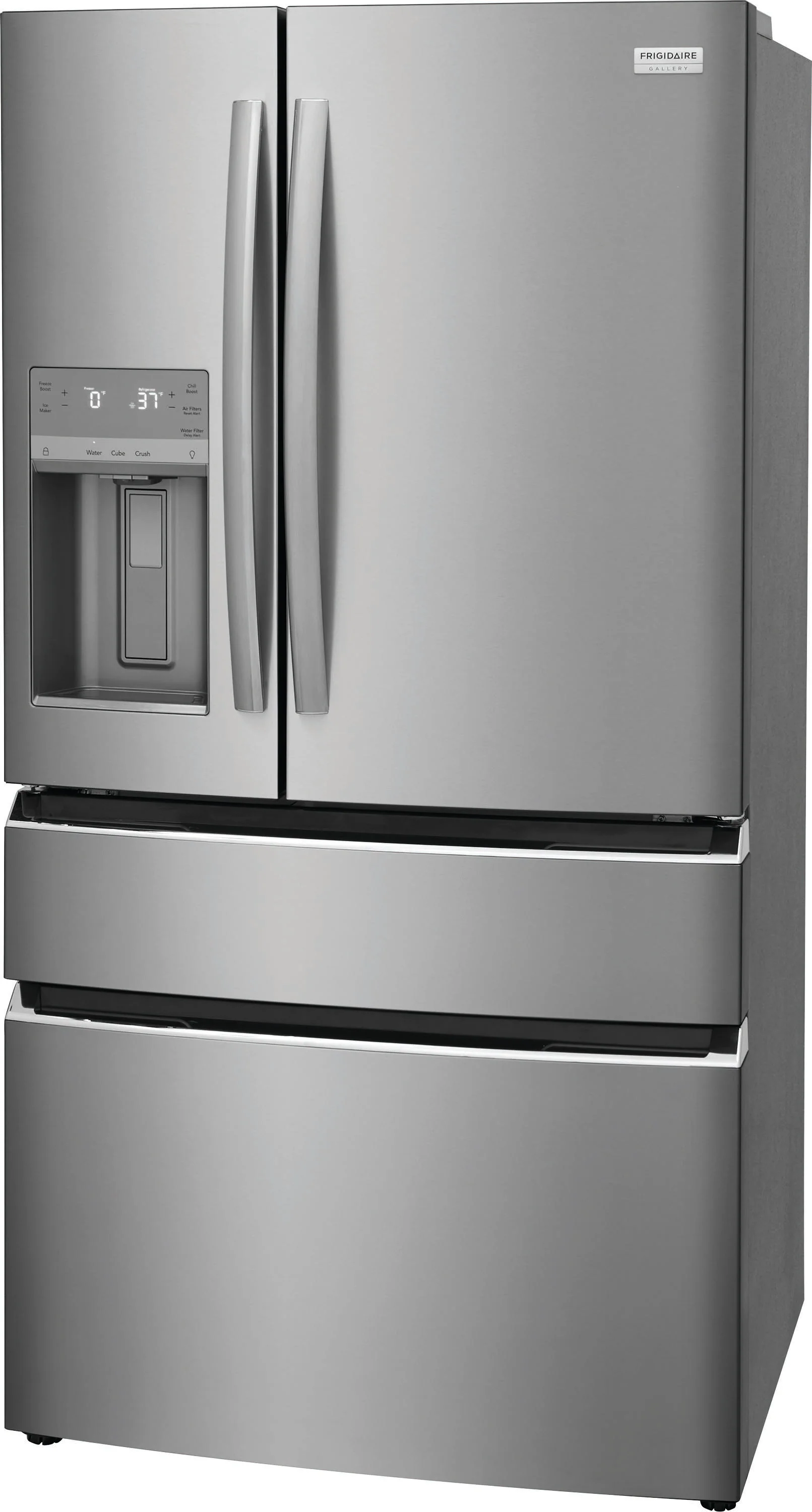 Frigidaire Gallery 36" 21.5 Cu. Ft. Smudge-Proof® Stainless Steel Counter-Depth 4-Door French Door Refrigerator - GRMC2273CF - Image 3
