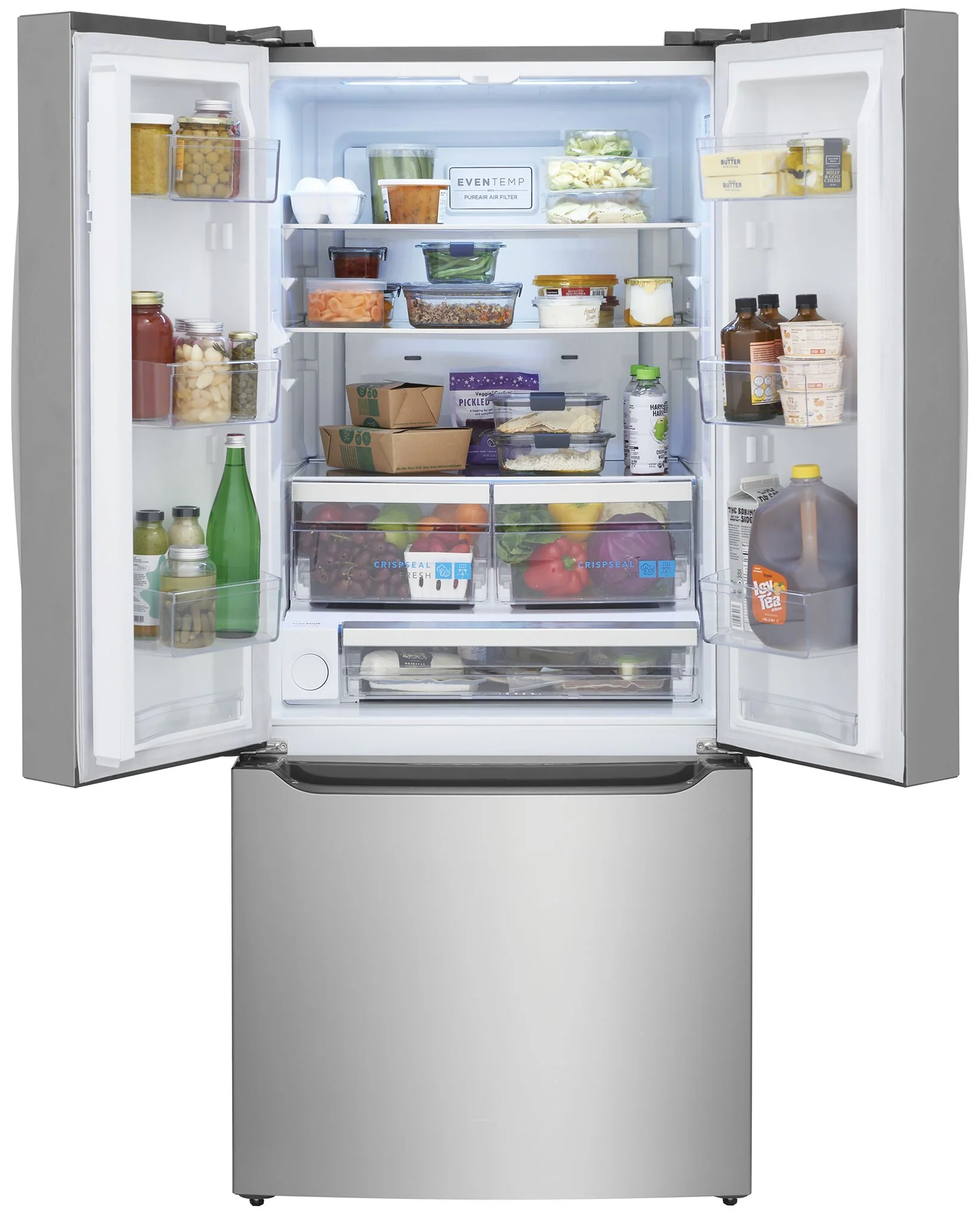 Frigidaire Gallery 30" 20 Cu. Ft. Smudge-Proof® Stainless Steel French Door Refrigerator - GRFN2023AF - Image 3