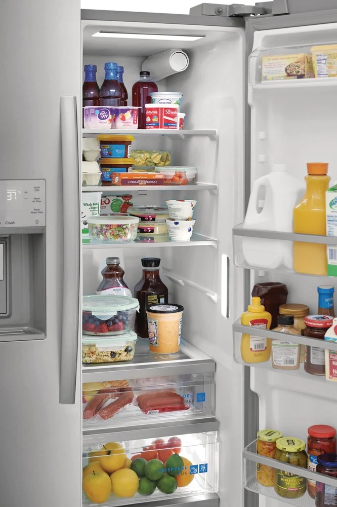 Frigidaire Gallery 36.35" 25.6 Cu. Ft. Smudge-Proof® Stainless Steel Side-by-Side Refrigerator - GRSS2652AF - Image 11