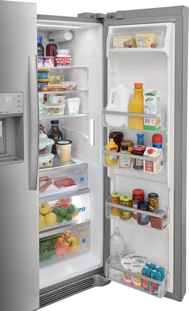 Frigidaire Gallery 36.35" 25.6 Cu. Ft. Smudge-Proof® Stainless Steel Side-by-Side Refrigerator - GRSS2652AF - Image 8