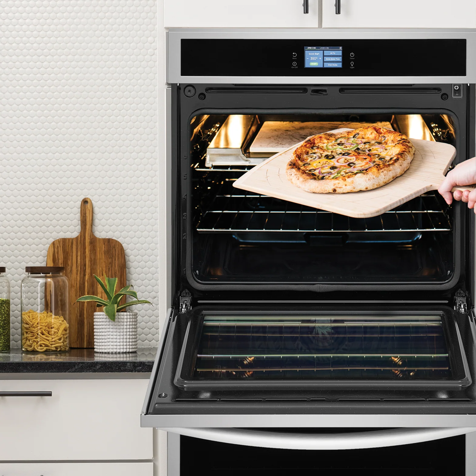 Frigidaire Gallery Stainless Steel 30" Double Electric Wall Oven with Stone-Baked Pizza (10.6 Cu. Ft.) - GCWD3070AF - Image 10
