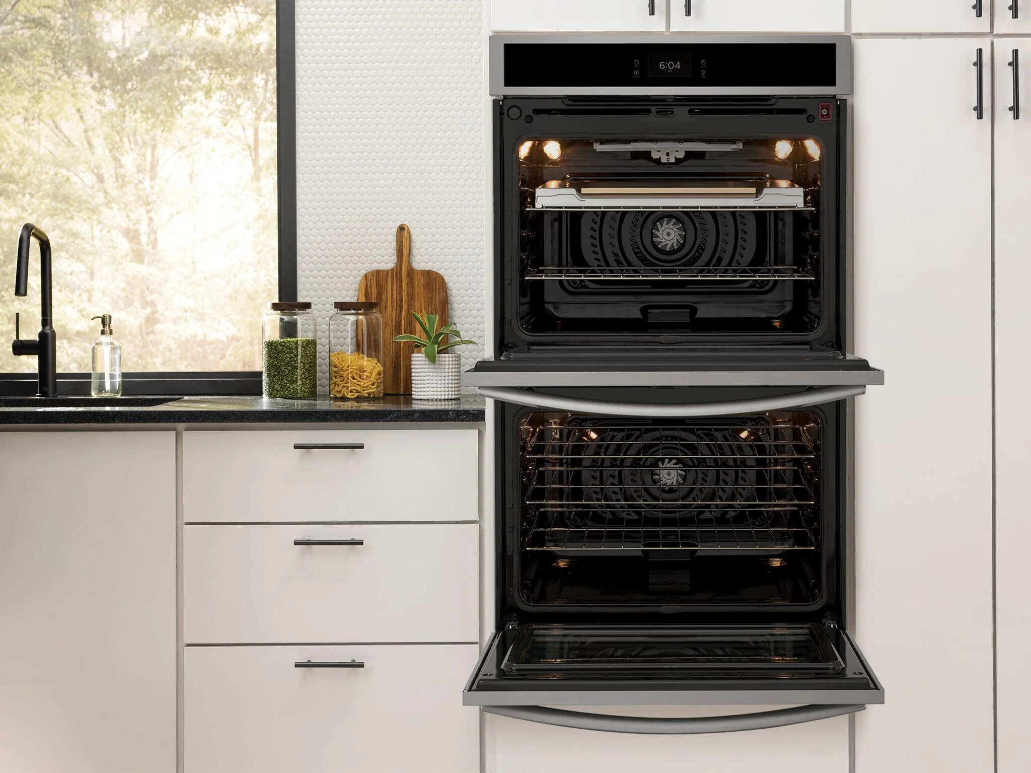Frigidaire Gallery Stainless Steel 30" Double Electric Wall Oven with Stone-Baked Pizza (10.6 Cu. Ft.) - GCWD3070AF - Image 3