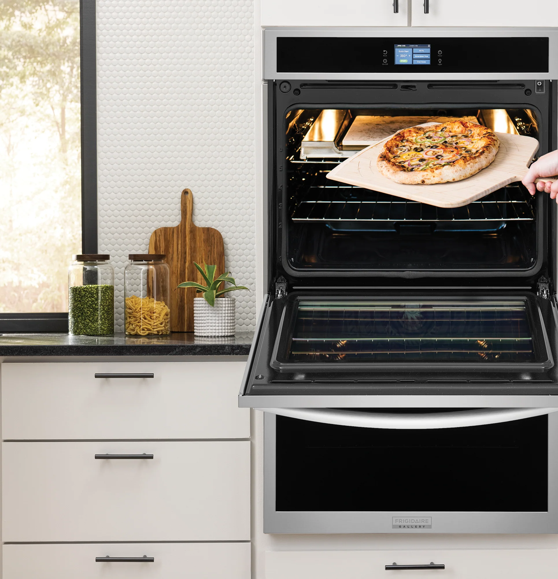 Frigidaire Gallery Stainless Steel 30" Double Electric Wall Oven with Stone-Baked Pizza (10.6 Cu. Ft.) - GCWD3070AF - Image 9