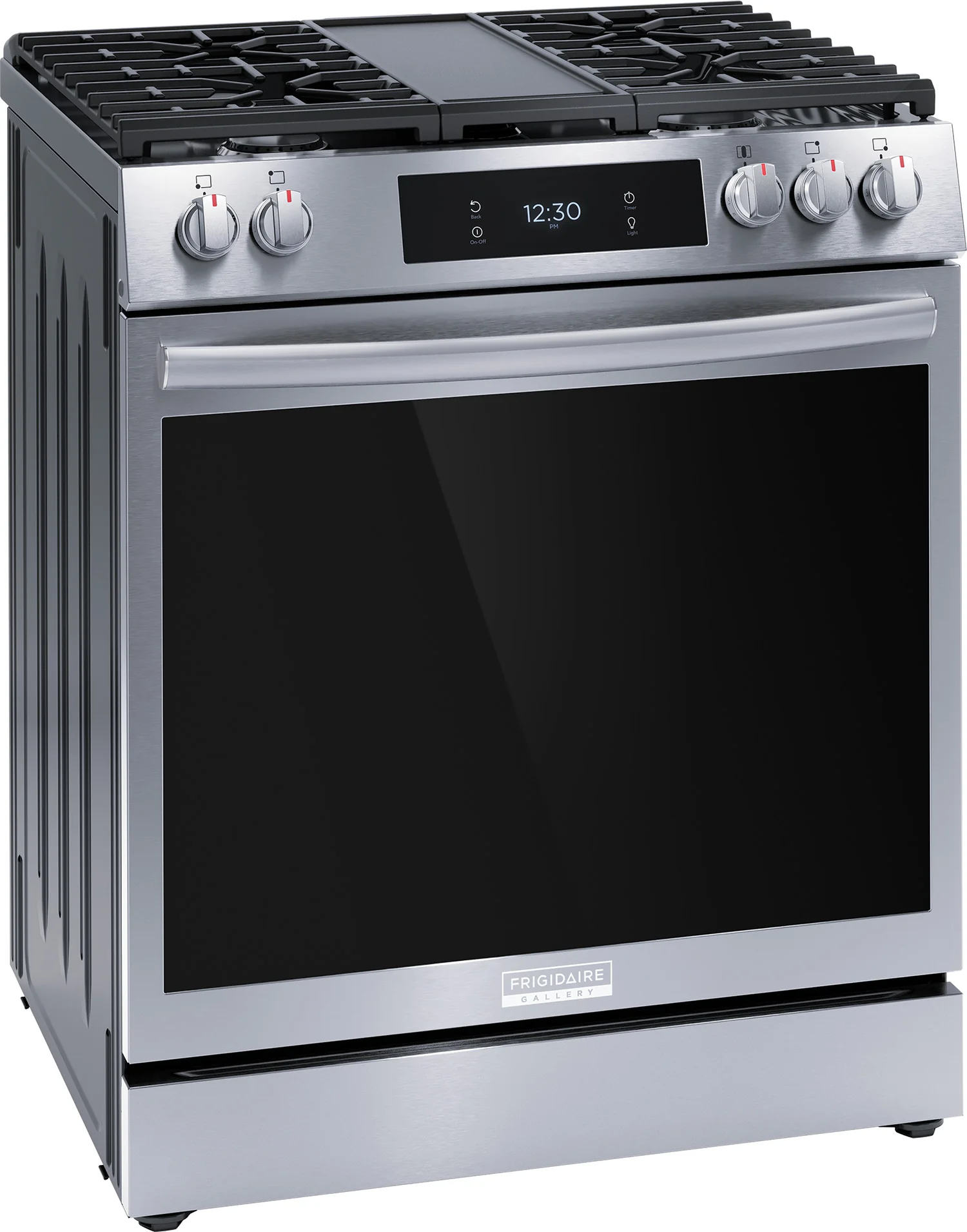 Frigidaire Gallery Stainless Steel 30" Front Control Gas Range with Total Convection (6.1 Cu. Ft) - GCFG3060BF - Image 3