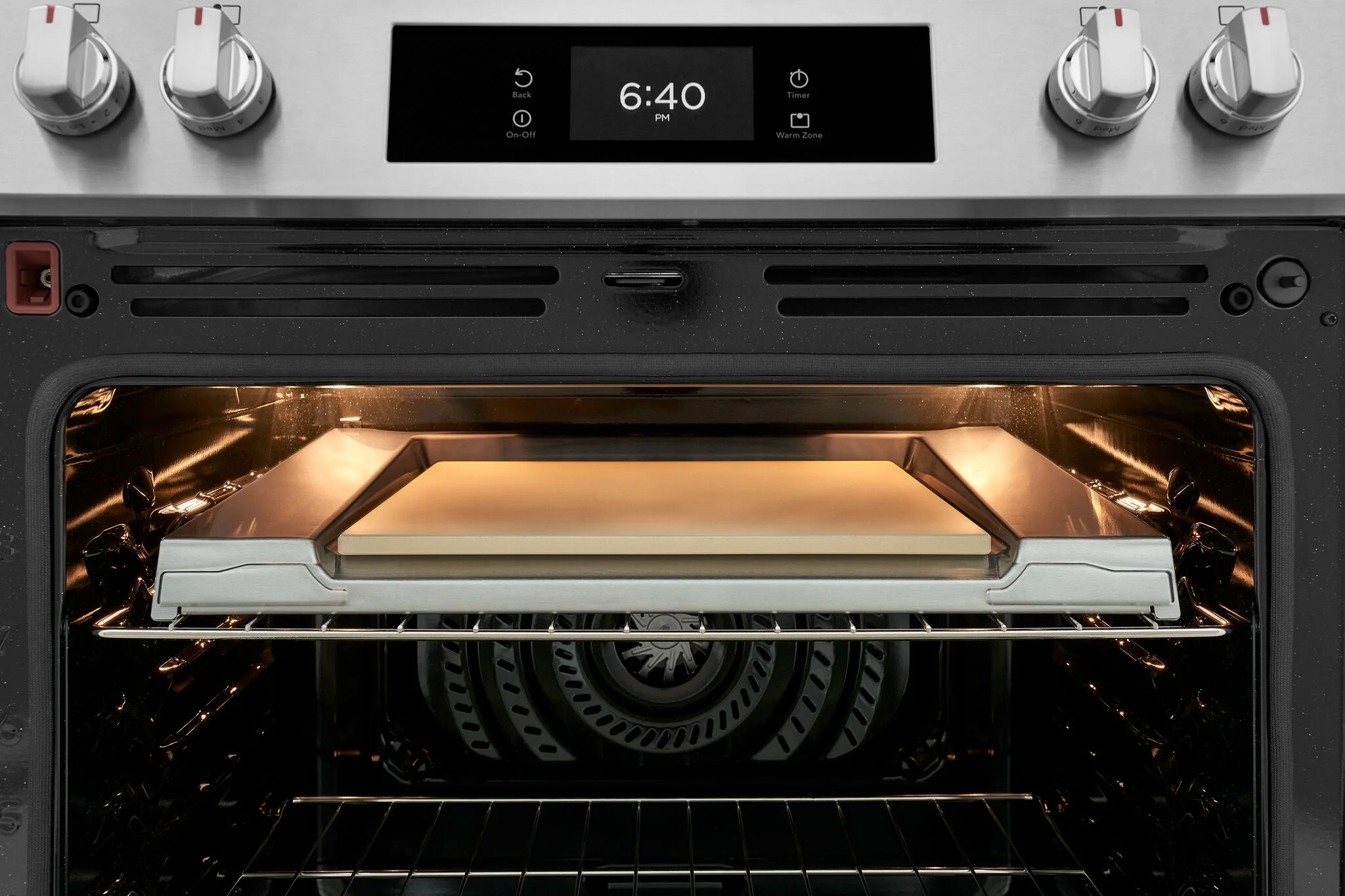 Frigidaire Gallery Stainless Steel Freestanding Electric Range with Stone-Baked Pizza (6.2 Cu. Ft.) - GCFE307CBF - Image 8