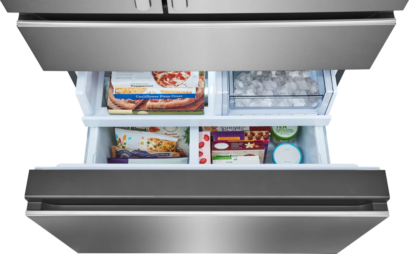 Frigidaire Professional 36" 21.4 Cu. Ft. Stainless Steel Counter-Depth 4-Door French Door Refrigerator - PRMC2290BF - Image 6
