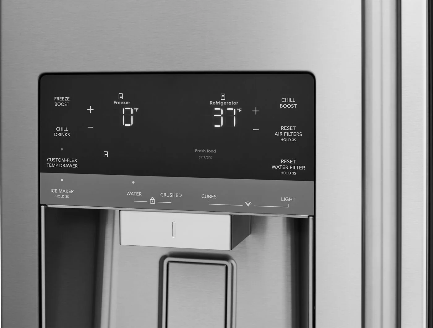 Frigidaire Professional 36" 21.4 Cu. Ft. Stainless Steel Counter-Depth 4-Door French Door Refrigerator - PRMC2290BF - Image 8