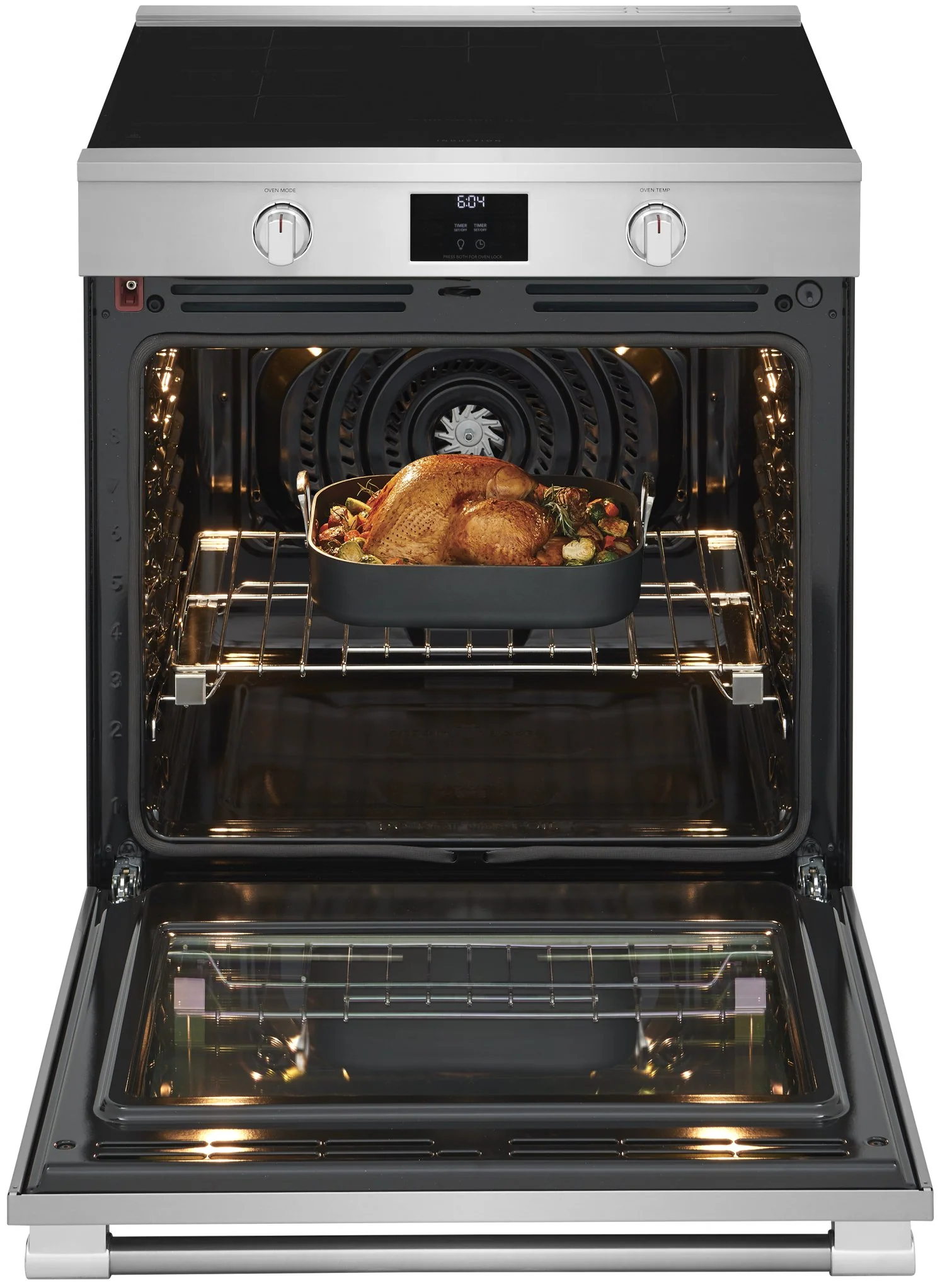 Frigidaire Professional Smudge-Proof® Stainless 30" Steel Induction Range with Total Convection (6.2 Cu. Ft) - PCFI308CAF - Image 4
