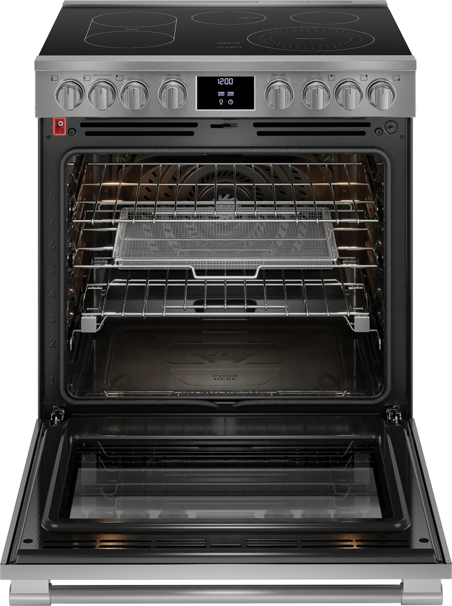 Frigidaire Professional Smudge-Proof® Stainless Steel 30" Electric Range with Total Convection (6.2 Cu. Ft.) - PCFE308CAF - Image 2
