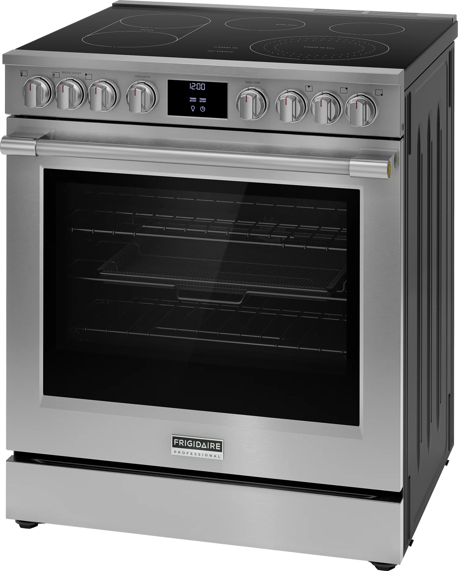 Frigidaire Professional Smudge-Proof® Stainless Steel 30" Electric Range with Total Convection (6.2 Cu. Ft.) - PCFE308CAF - Image 4
