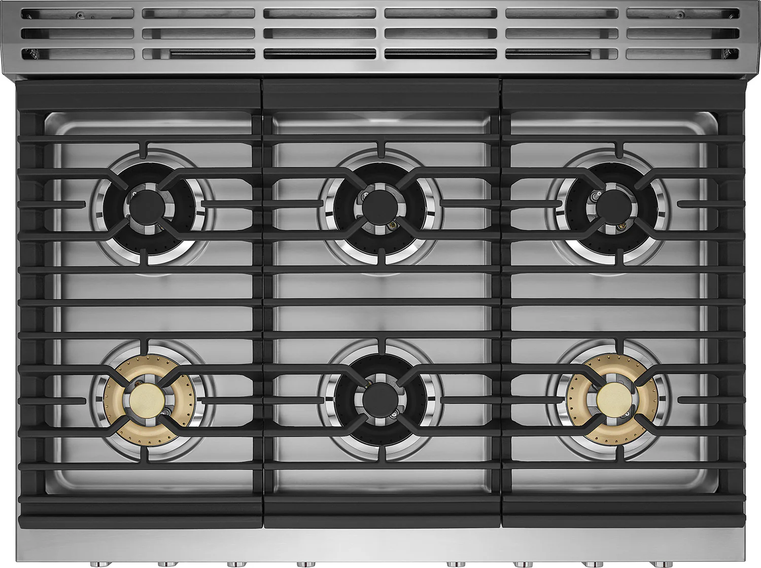 Frigidaire Professional Smudge-Proof Stainless Steel 36" Dual-Fuel Freestanding Range (4.4 Cu. Ft) - PCFD3670AF - Image 7