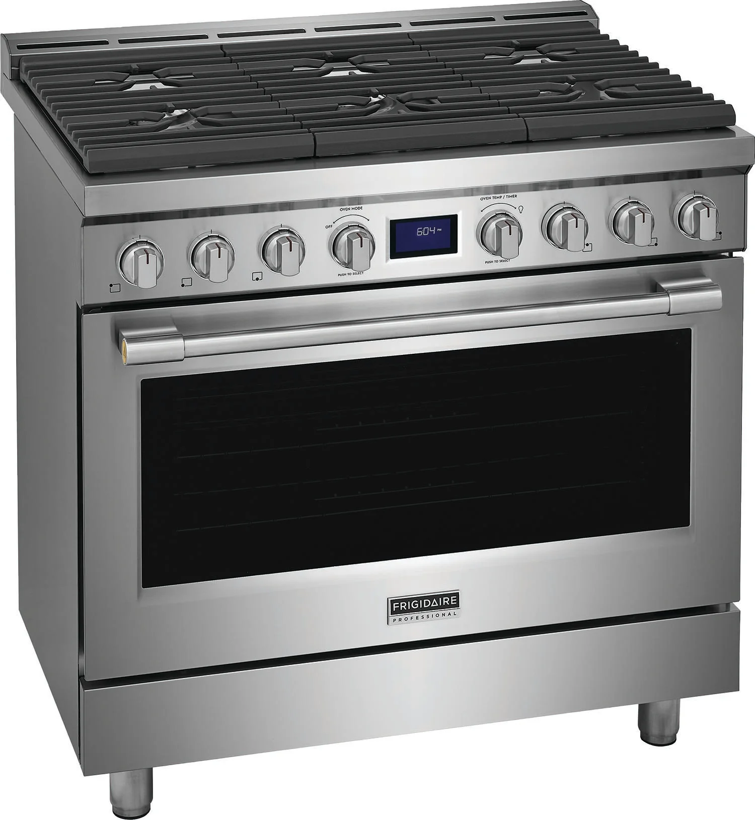 Frigidaire Professional Stainless Steel 36" Gas Front Control Freestanding Range (4.4 Cu. Ft) - PCFG3670AF - Image 2