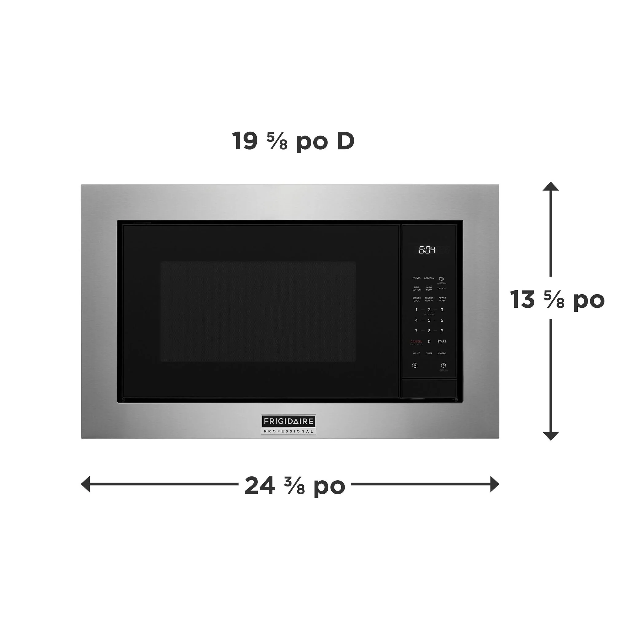 Frigidaire Professional Stainless Steel Built-In Microwave (2.2 Cu. Ft.) - PDSH4816BF - Image 2